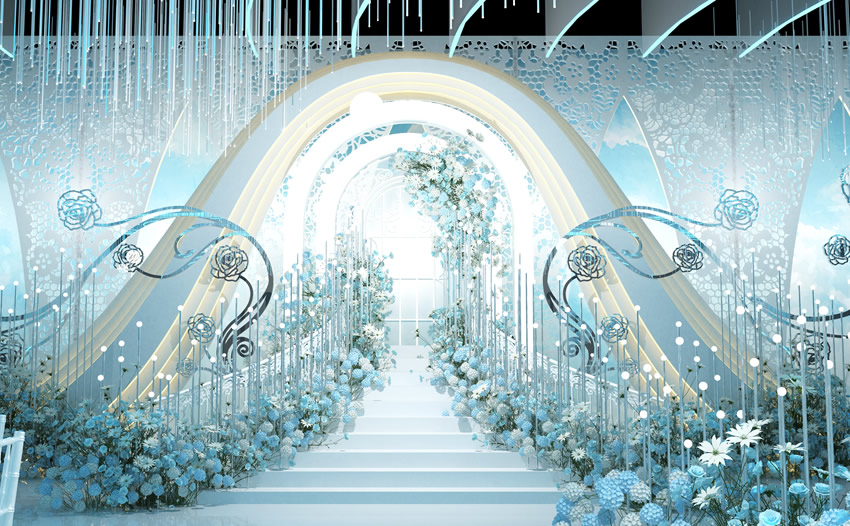 略阳釡香烙馍村水晶厅效果展示